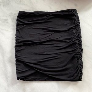 Free People Ruched Mini Skirt